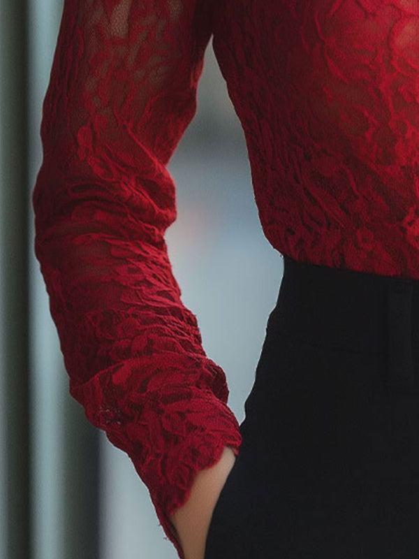 Floral Lace Long Sleeve