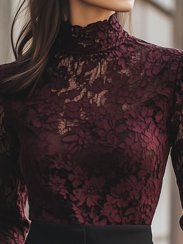 Floral Lace Long Sleeve