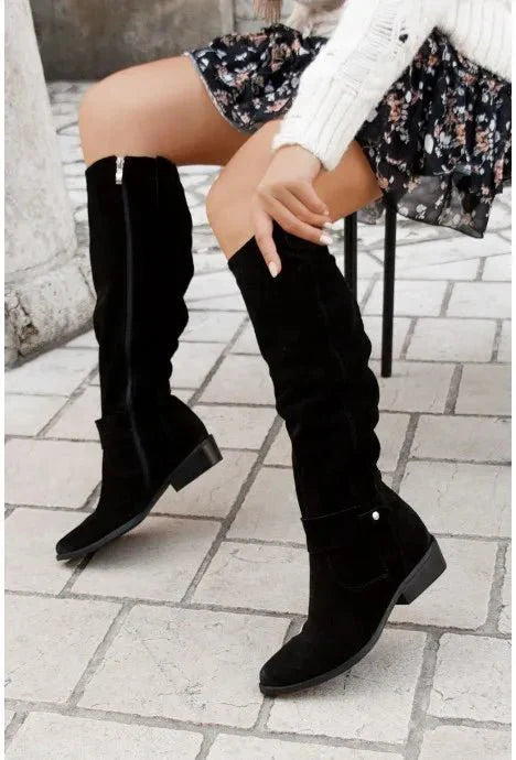 Emma | Chunky Sole Over-the-Knee Boots for Women