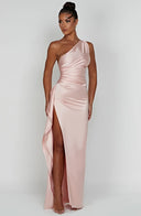 Nyelle Sculpted One-Shoulder Gown