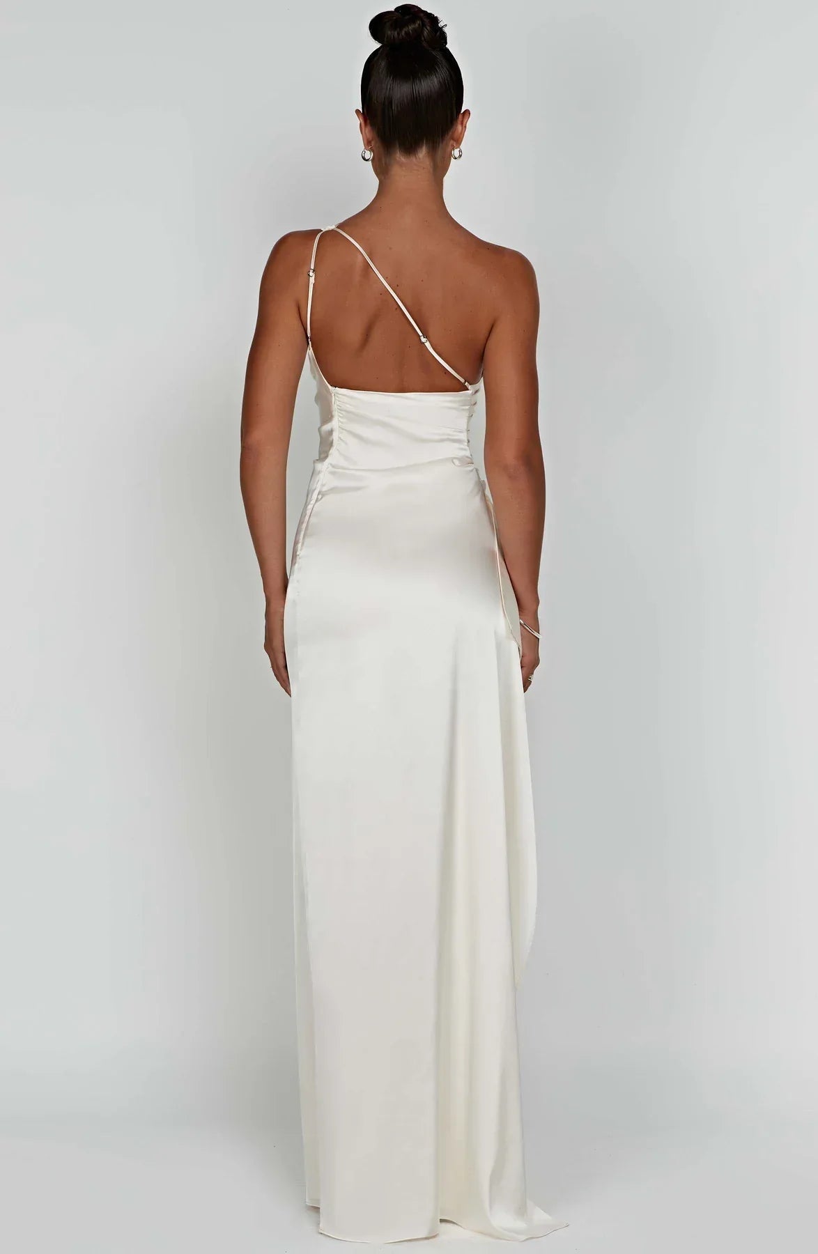 Nyelle Sculpted One-Shoulder Gown