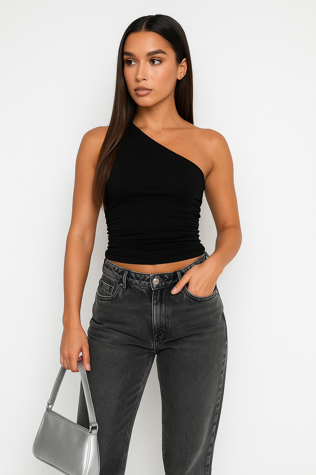 One-Shoulder Asymmetric Top
