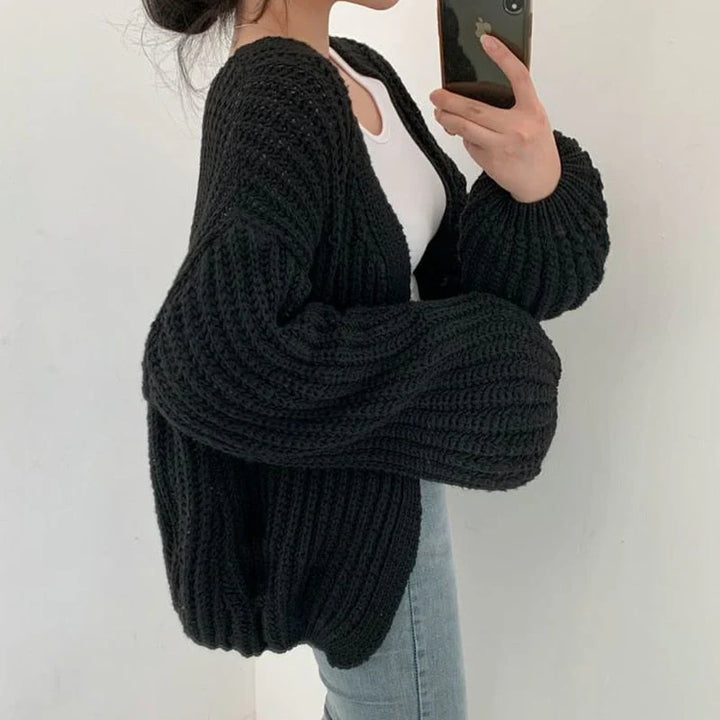 Chunky Oversized Knit Cardigan