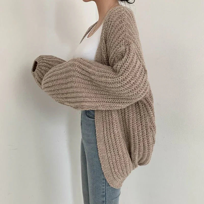 Chunky Oversized Knit Cardigan