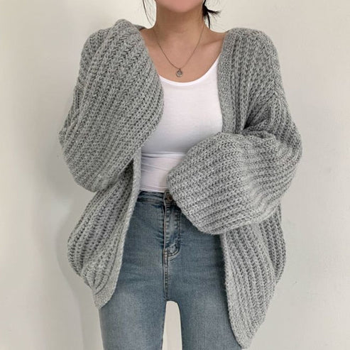 Chunky Oversized Knit Cardigan
