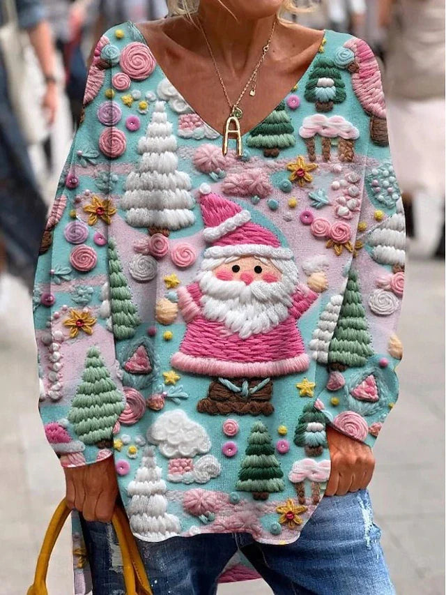 Viviene - Christmas Printed Jumper