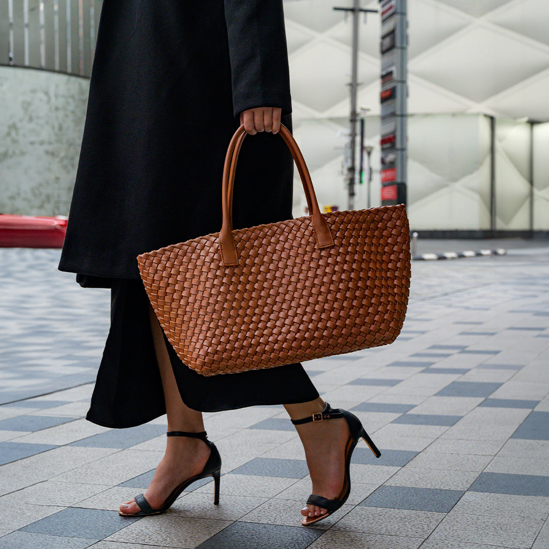 Meloria - Structured Woven Tote Bag