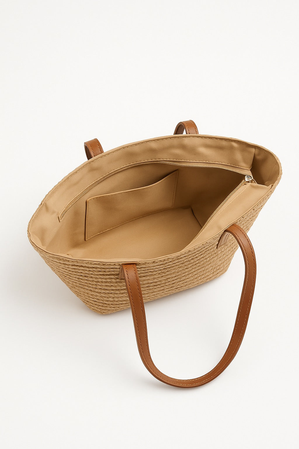 Sunport - Structured Straw Tote