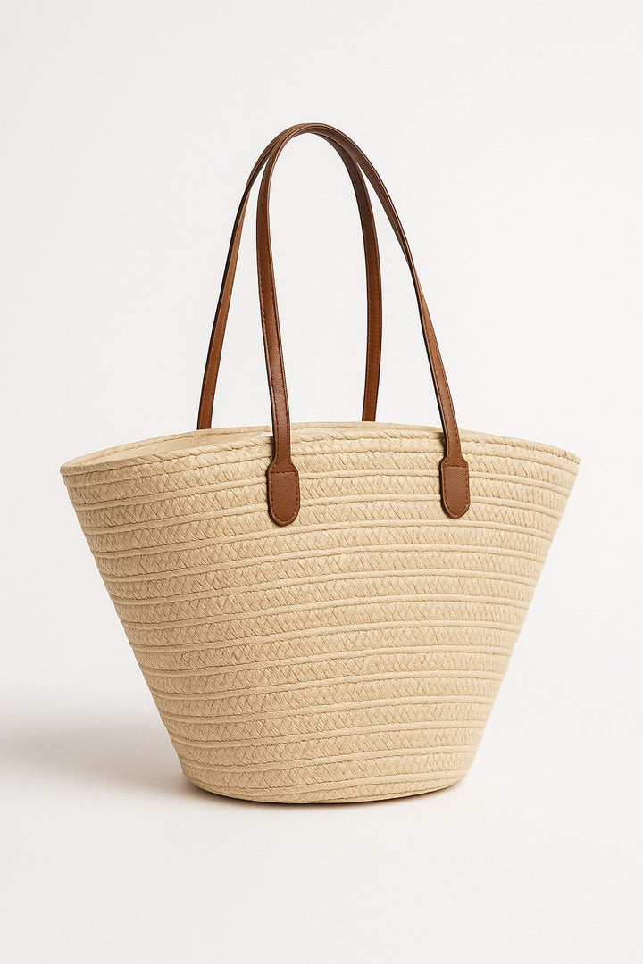 Sunport - Structured Straw Tote